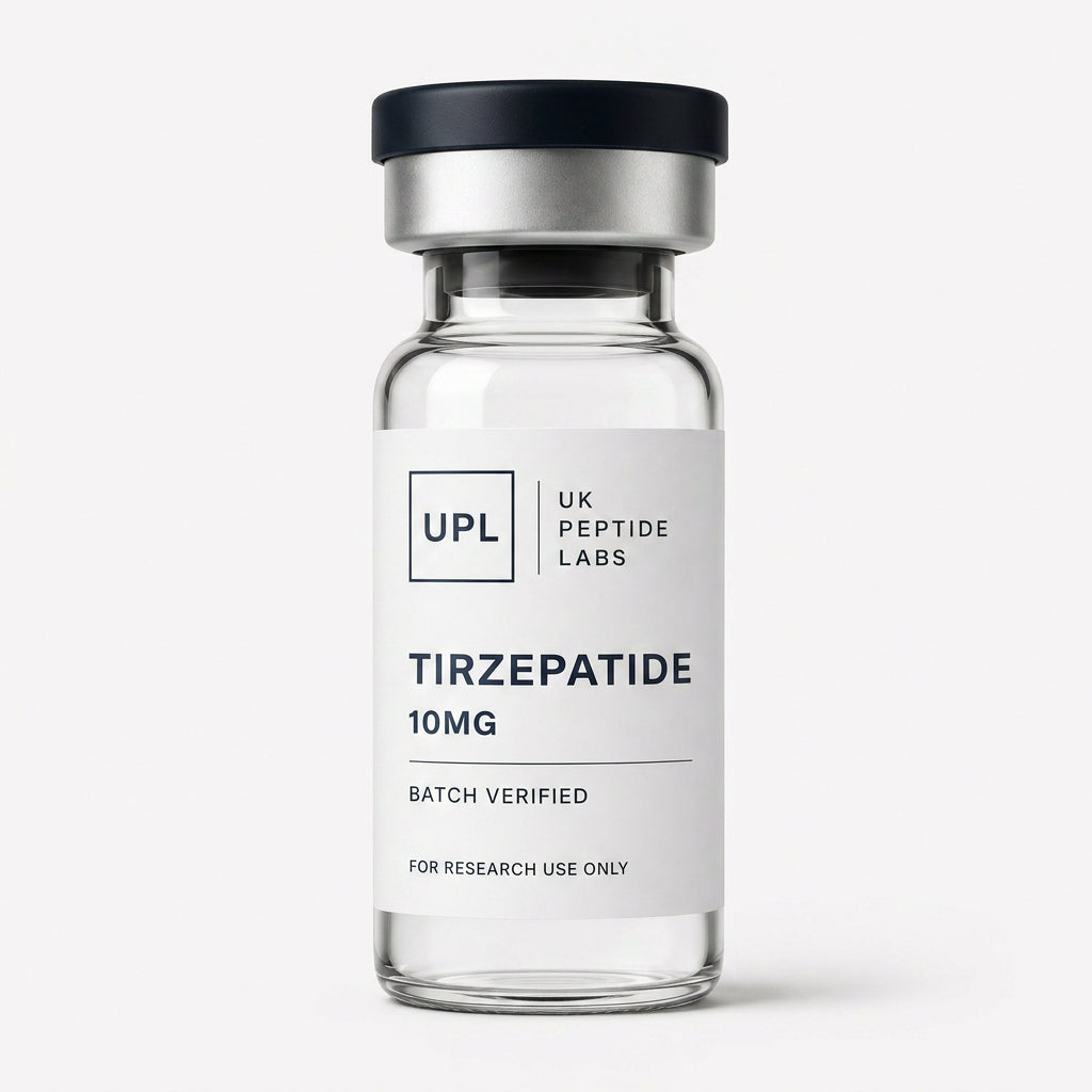 UKPeptideLabs Retatrutide research vial